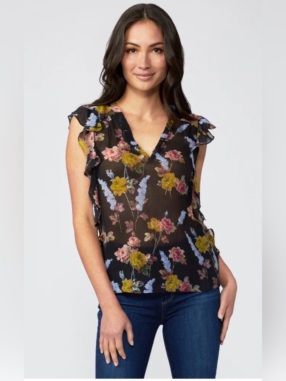 PAIGE Silk Genie Top M